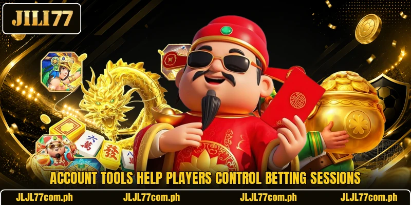 Account tools help players control betting sessions