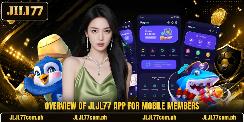 Overview of JLJL77 app for mobile members