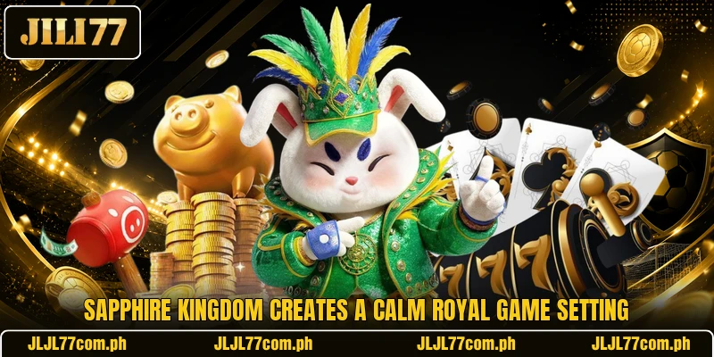 Sapphire Kingdom creates a calm royal game setting Sapphire Kingdom creates a calm royal game setting