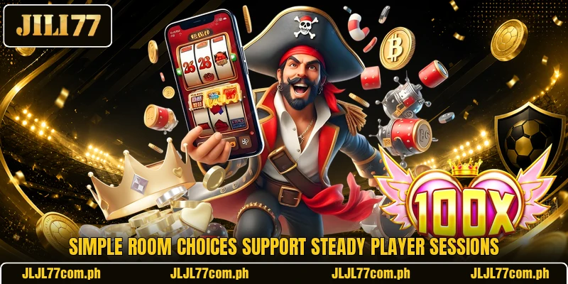 Simple room choices support steady player sessions Simple room choices support steady player sessions